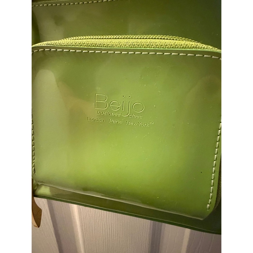 Beijo Crossbody Bag in Apple Green with Gold Tone Hardware & Adjustable Strap - Picture 3 of 3